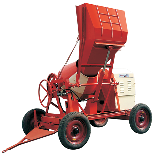 10/7 Full Bag Concrete Mixer With Hydraulic Hopper